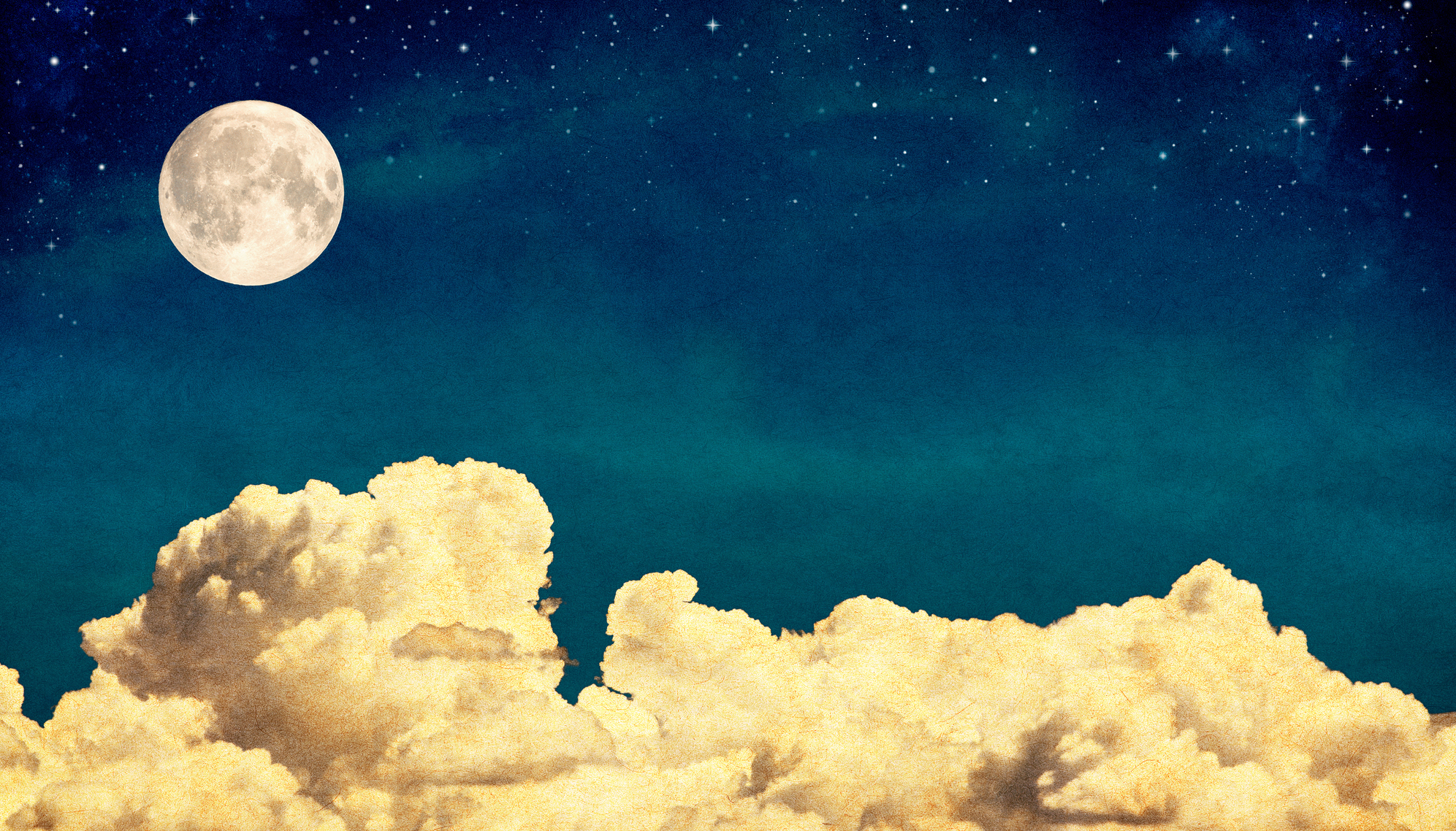 Dream Clouds and Moon